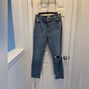 Abercrombie The ‘90s Slim Straight Ultra High Rise Jeans